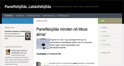 Desktop Screenshot of lakasfelujitas.net