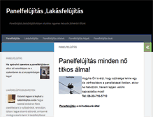Tablet Screenshot of lakasfelujitas.net